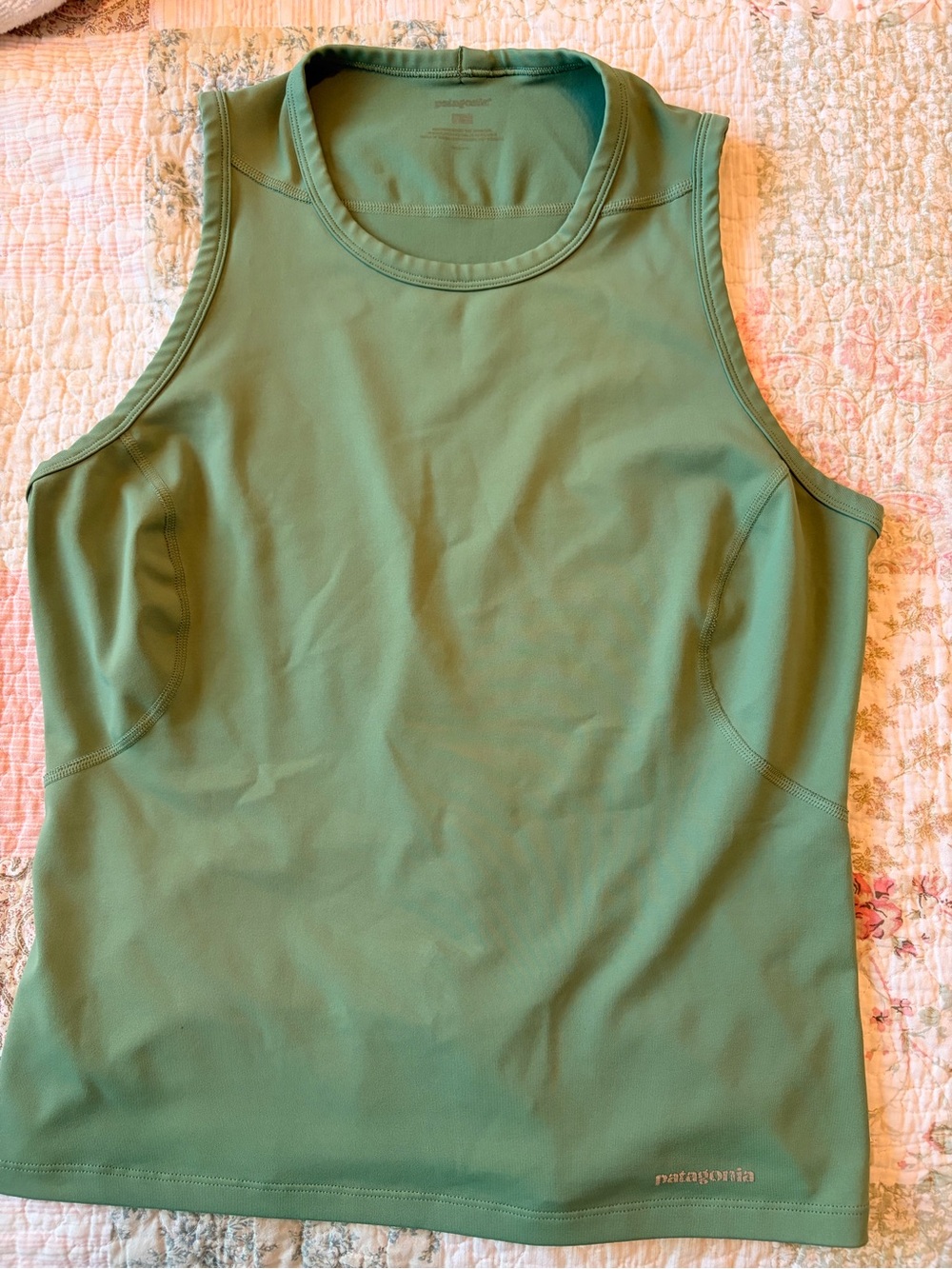 Patagonia Women's Olive Green Performance Tank Top